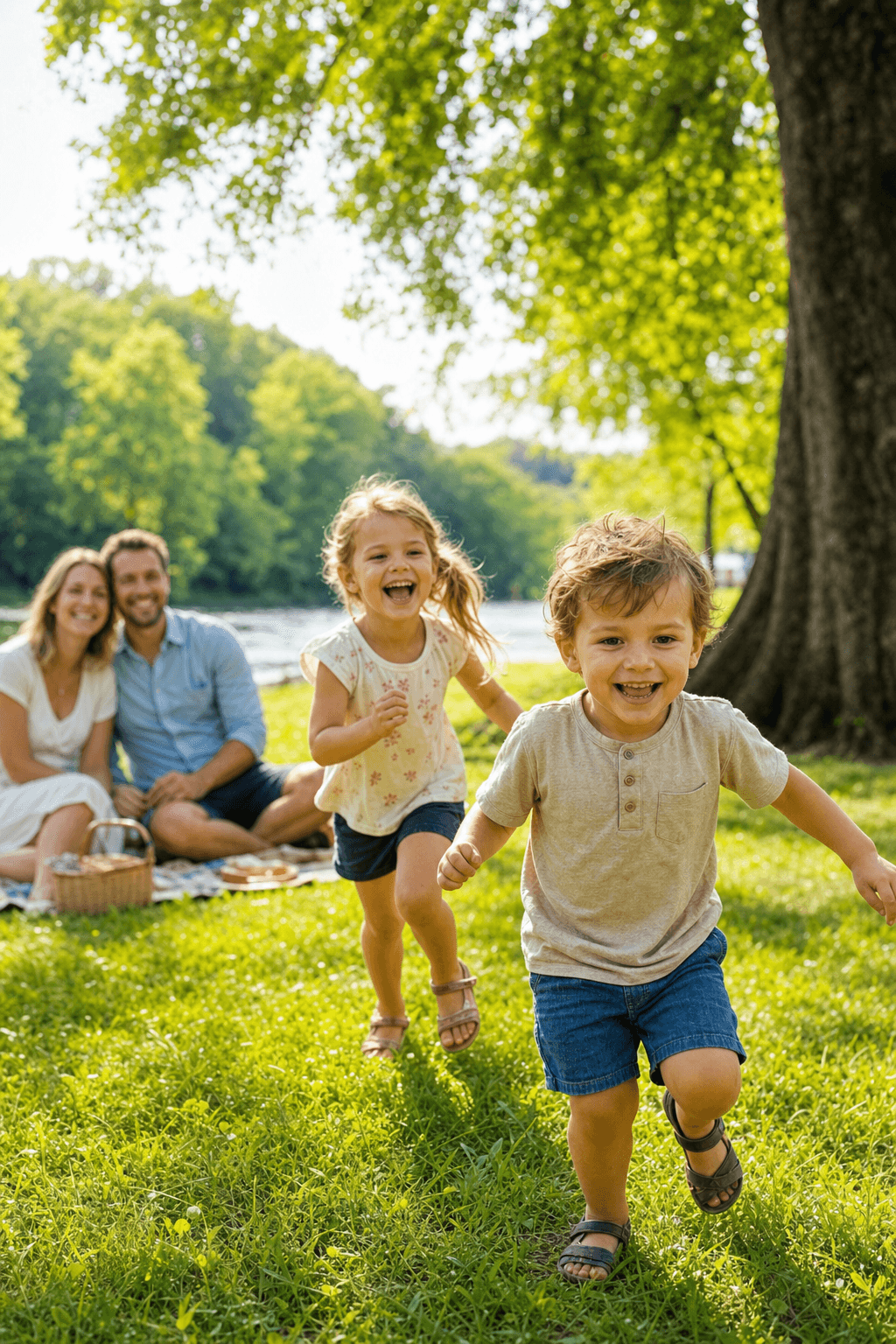 Einfach Kinder sein – Originalfoto